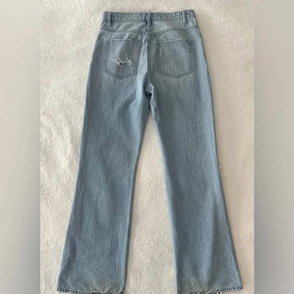 Altar’d State Straight Leg Ripped Jeans - Picture 2 of 5